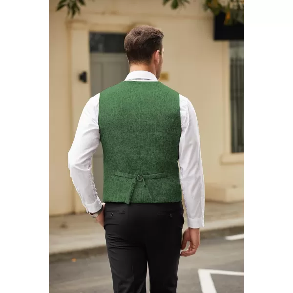 COOFANDY Men's Casual Business Vests Lightweight Waistcoat Slim Fit Suit Vest