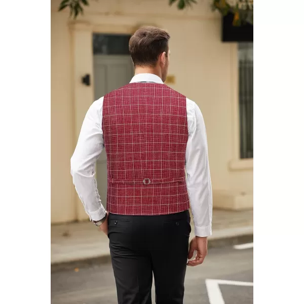 COOFANDY Men's Casual Business Vests Lightweight Waistcoat Slim Fit Suit Vest