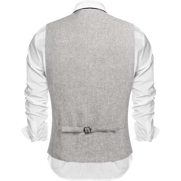 COOFANDY Men's Casual Business Vests Lightweight Waistcoat Slim Fit Suit Vest