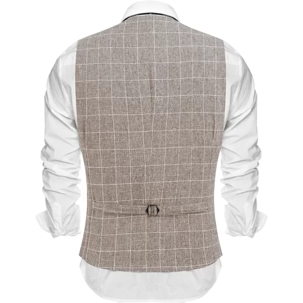 COOFANDY Men's Casual Business Vests Lightweight Waistcoat Slim Fit Suit Vest