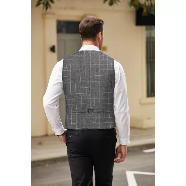 COOFANDY Men's Casual Business Vests Lightweight Waistcoat Slim Fit Suit Vest