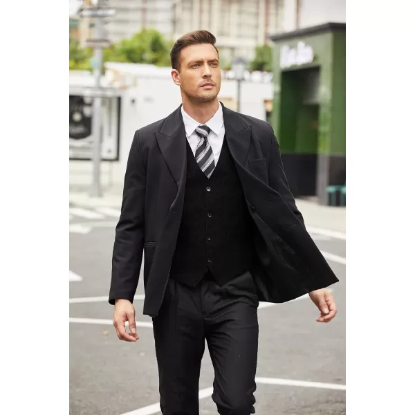 COOFANDY Men's Casual Business Vests Lightweight Waistcoat Slim Fit Suit Vest
