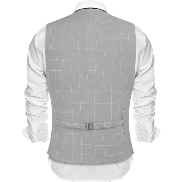 COOFANDY Men's Casual Business Vests Lightweight Waistcoat Slim Fit Suit Vest