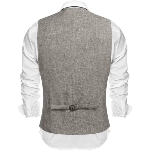 COOFANDY Men's Casual Business Vests Lightweight Waistcoat Slim Fit Suit Vest
