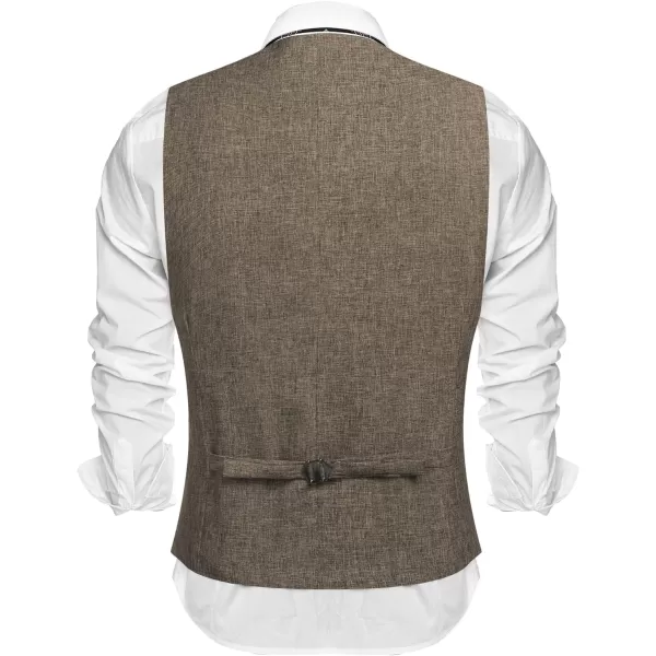 COOFANDY Men's Casual Business Vests Lightweight Waistcoat Slim Fit Suit Vest
