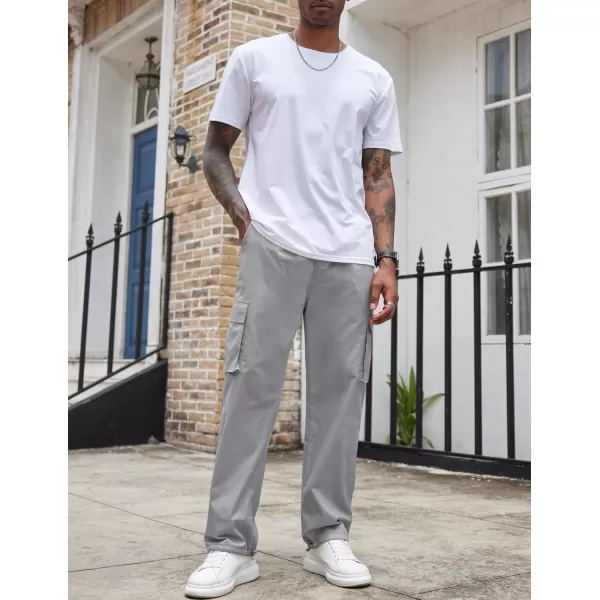 COOFANDY Men's Casual Cargo Pants Cotton Drawstring Athletic Jogger Sweatpants