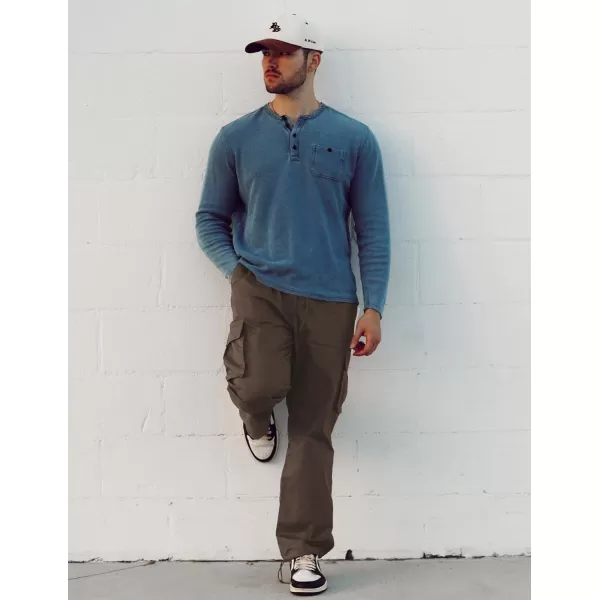 COOFANDY Men's Casual Cargo Pants Cotton Drawstring Athletic Jogger Sweatpants