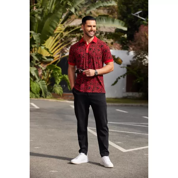 COOFANDY Men's Casual Drawstring Pants Regular Fit Elastic Waist Cotton Basic Straight Leg Cargo Pants