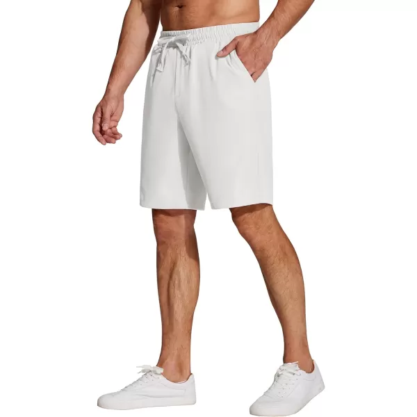 COOFANDY Men's Casual Drawstring Shorts Lightweight Elastic Waist Walking Shorts with Pockets