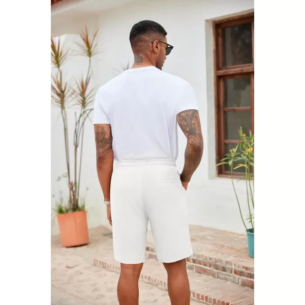 COOFANDY Men's Casual Drawstring Shorts Lightweight Elastic Waist Walking Shorts with Pockets