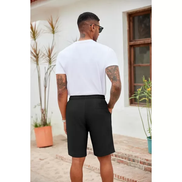 COOFANDY Men's Casual Drawstring Shorts Lightweight Elastic Waist Walking Shorts with Pockets