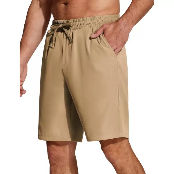 COOFANDY Men's Casual Drawstring Shorts Lightweight Elastic Waist Walking Shorts with Pockets