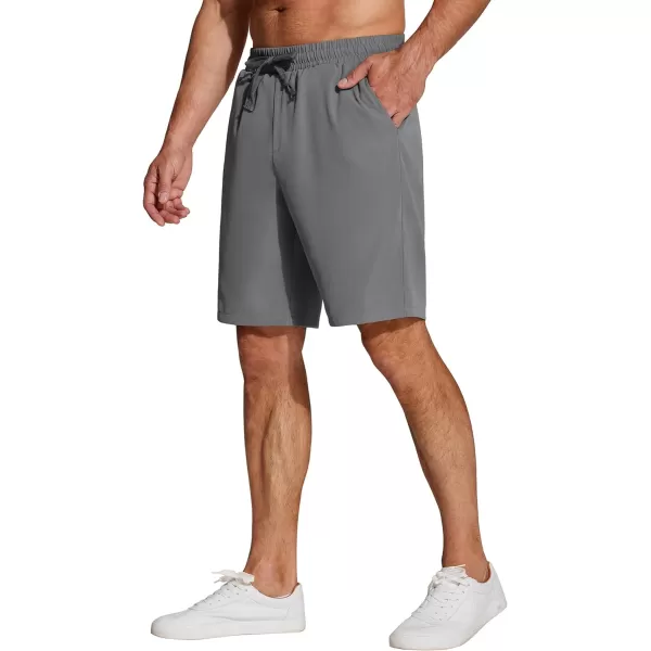 COOFANDY Men's Casual Drawstring Shorts Lightweight Elastic Waist Walking Shorts with Pockets