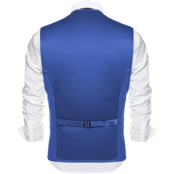 COOFANDY Men's Casual Dress Suit Vest Slim Fit Business Formal Waistcoat Vest