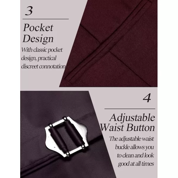 COOFANDY Men's Casual Dress Suit Vest Slim Fit Business Formal Waistcoat Vest