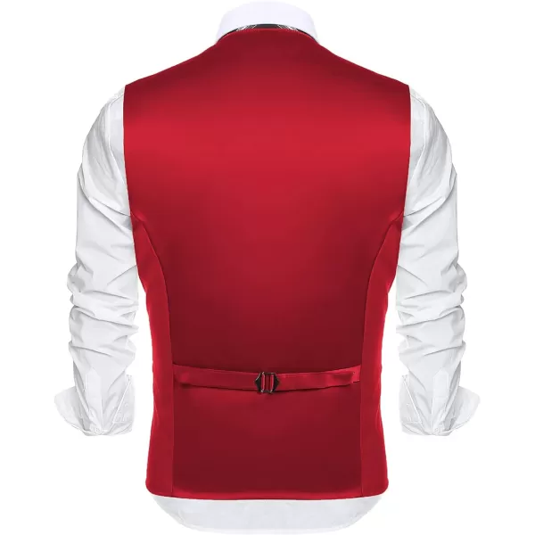 COOFANDY Men's Casual Dress Suit Vest Slim Fit Business Formal Waistcoat Vest