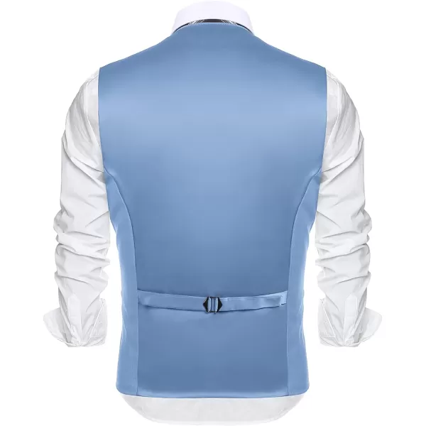 COOFANDY Men's Casual Dress Suit Vest Slim Fit Business Formal Waistcoat Vest