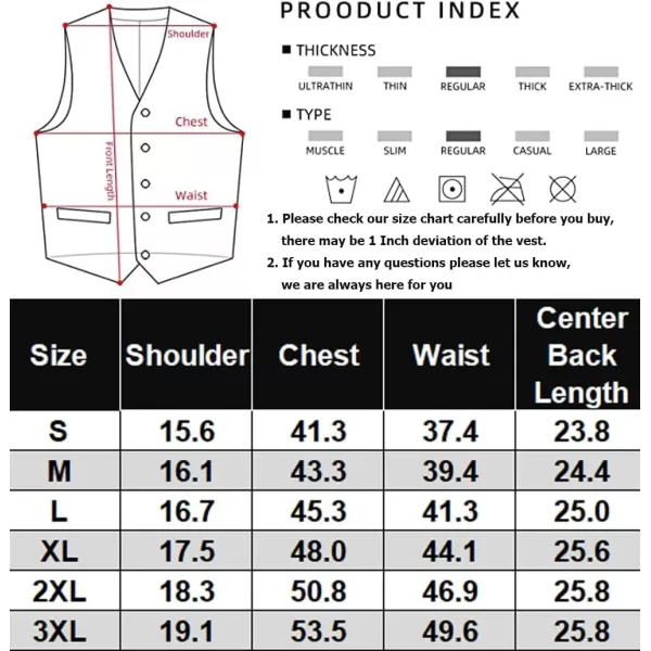 COOFANDY Men's Casual Dress Suit Vest Slim Fit Business Formal Waistcoat Vest