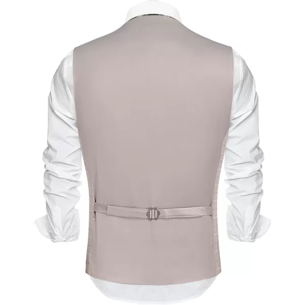 COOFANDY Men's Casual Dress Suit Vest Slim Fit Business Formal Waistcoat Vest