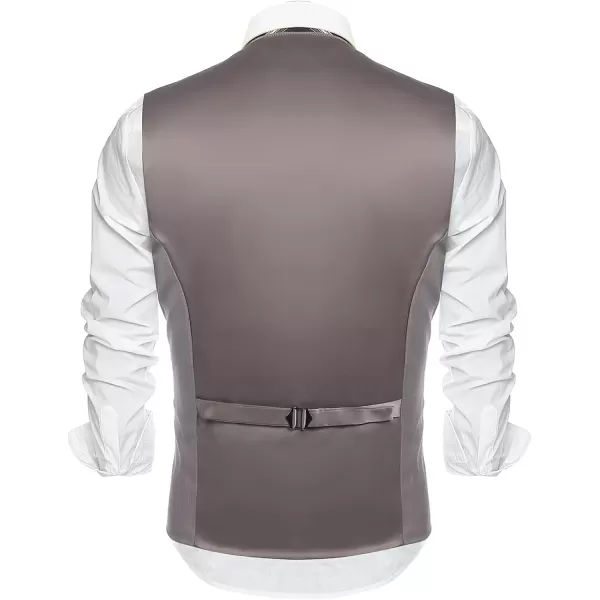 COOFANDY Men's Casual Dress Suit Vest Slim Fit Business Formal Waistcoat Vest