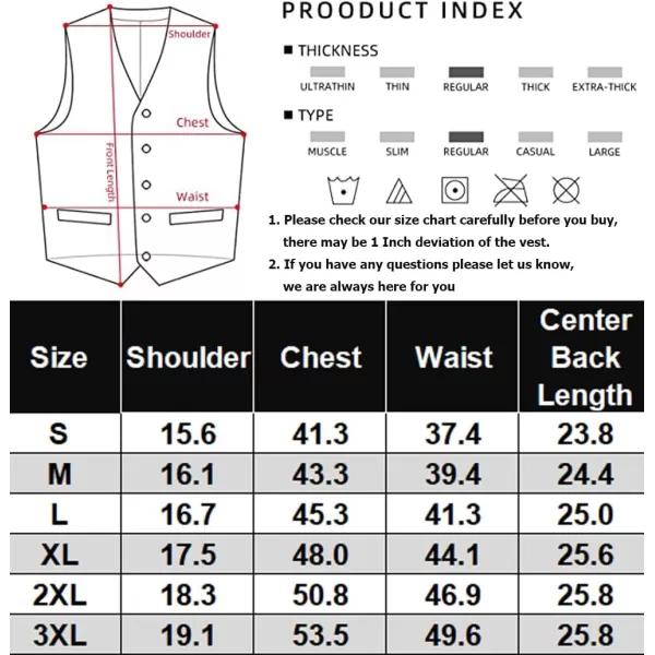COOFANDY Men's Casual Dress Suit Vest Slim Fit Business Formal Waistcoat Vest