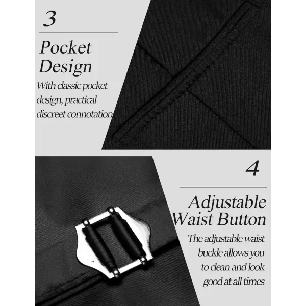 COOFANDY Men's Casual Dress Suit Vest Slim Fit Business Formal Waistcoat Vest