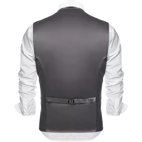 COOFANDY Men's Casual Dress Suit Vest Slim Fit Business Formal Waistcoat Vest