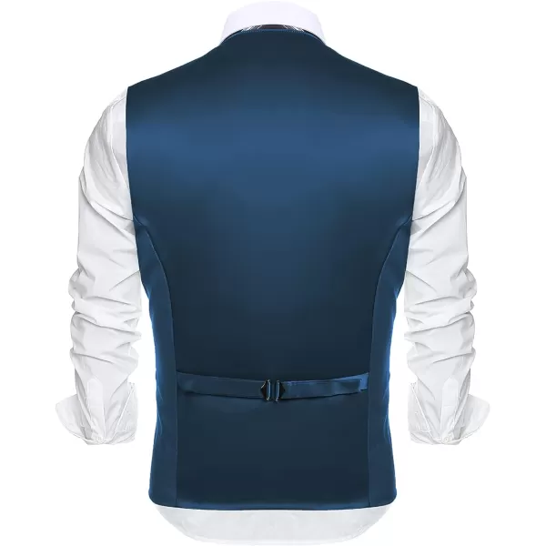 COOFANDY Men's Casual Dress Suit Vest Slim Fit Business Formal Waistcoat Vest
