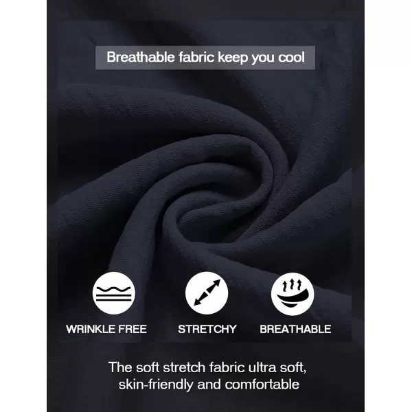 COOFANDY Men's Casual Henley Shirt Band Collar Short Sleeve Shirt Summer Beach Hippie T-Shirt