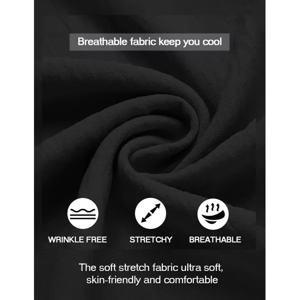 COOFANDY Men's Casual Henley Shirt Band Collar Short Sleeve Shirt Summer Beach Hippie T-Shirt