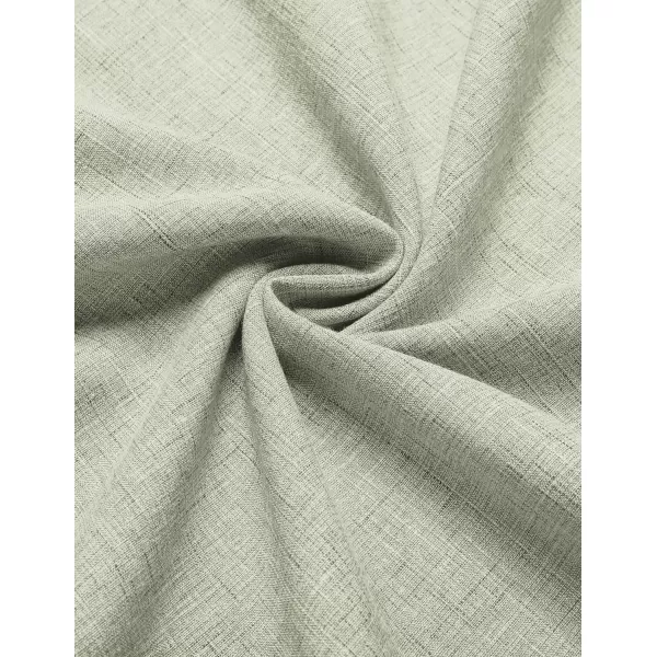 COOFANDY Men's Casual Henley Shirt Short Sleeve Band Collar Linen Shirt Summer Beach Hippie T-Shirts