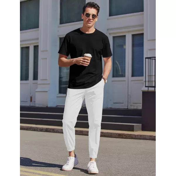 COOFANDY Mens Casual Joggers Pants Elastic Drawstring Chino Cargo Pants Hiking Outdoor Track Sweatpants