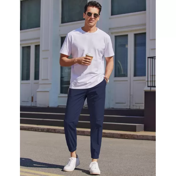 COOFANDY Mens Casual Joggers Pants Elastic Drawstring Chino Cargo Pants Hiking Outdoor Track Sweatpants