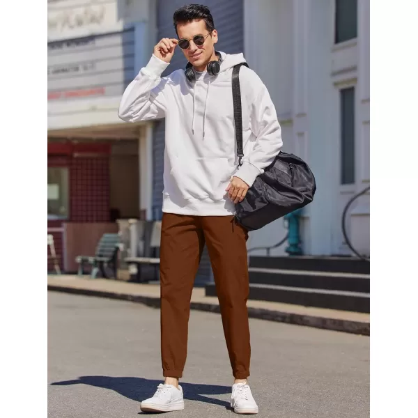 COOFANDY Mens Casual Joggers Pants Elastic Drawstring Chino Cargo Pants Hiking Outdoor Track Sweatpants
