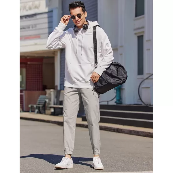 COOFANDY Mens Casual Joggers Pants Elastic Drawstring Chino Cargo Pants Hiking Outdoor Track Sweatpants