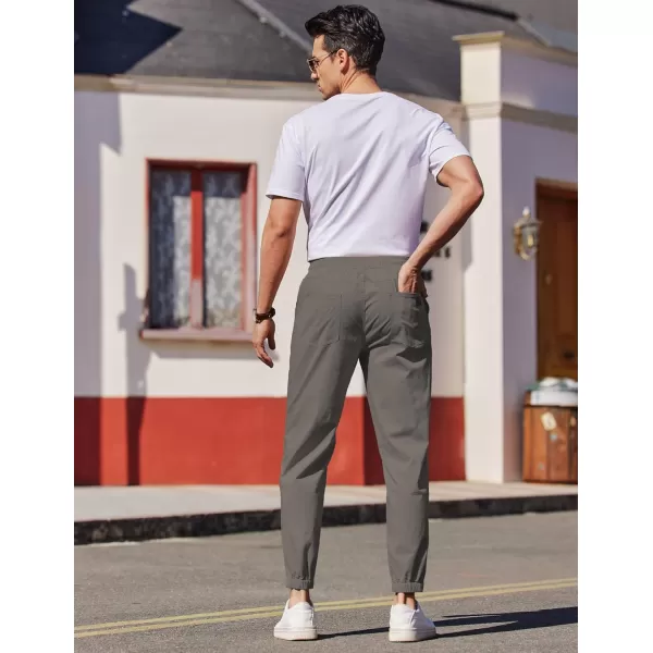 COOFANDY Mens Casual Joggers Pants Elastic Drawstring Chino Cargo Pants Hiking Outdoor Track Sweatpants