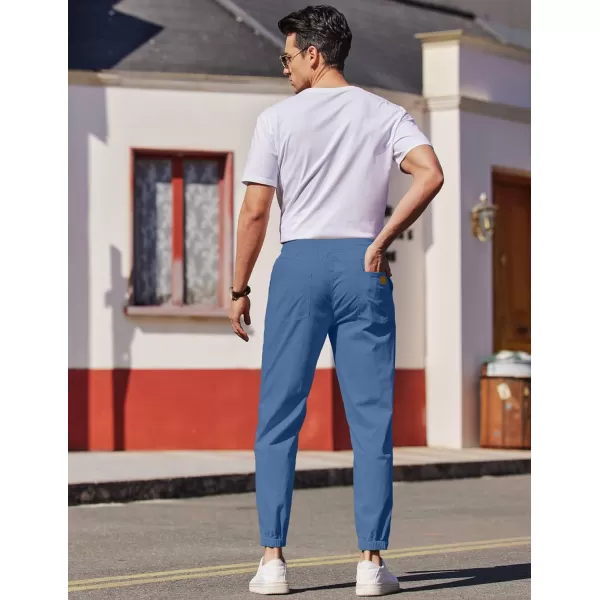 COOFANDY Mens Casual Joggers Pants Elastic Drawstring Chino Cargo Pants Hiking Outdoor Track Sweatpants