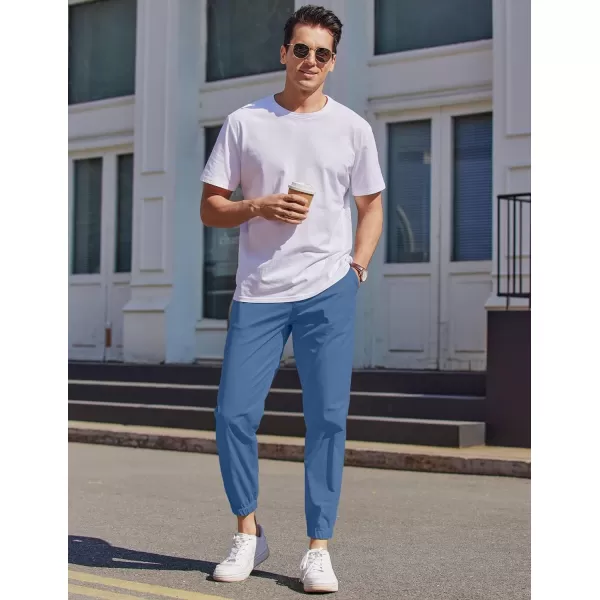 COOFANDY Mens Casual Joggers Pants Elastic Drawstring Chino Cargo Pants Hiking Outdoor Track Sweatpants