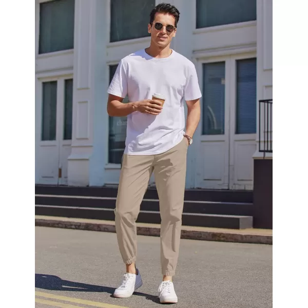 COOFANDY Mens Casual Joggers Pants Elastic Drawstring Chino Cargo Pants Hiking Outdoor Track Sweatpants