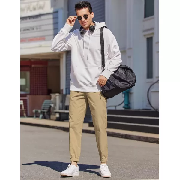 COOFANDY Mens Casual Joggers Pants Elastic Drawstring Chino Cargo Pants Hiking Outdoor Track Sweatpants