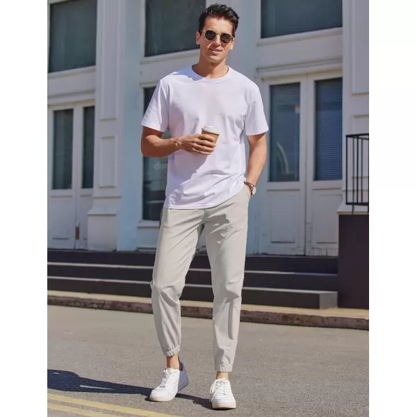 COOFANDY Mens Casual Joggers Pants Elastic Drawstring Chino Cargo Pants Hiking Outdoor Track Sweatpants