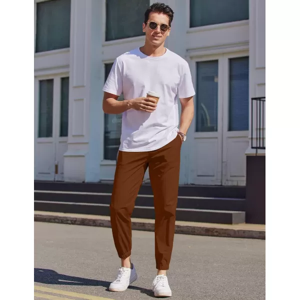 COOFANDY Mens Casual Joggers Pants Elastic Drawstring Chino Cargo Pants Hiking Outdoor Track Sweatpants