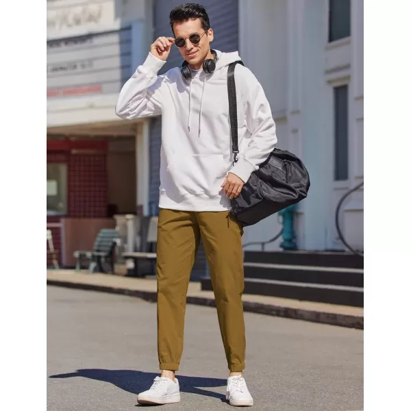 COOFANDY Mens Casual Joggers Pants Elastic Drawstring Chino Cargo Pants Hiking Outdoor Track Sweatpants