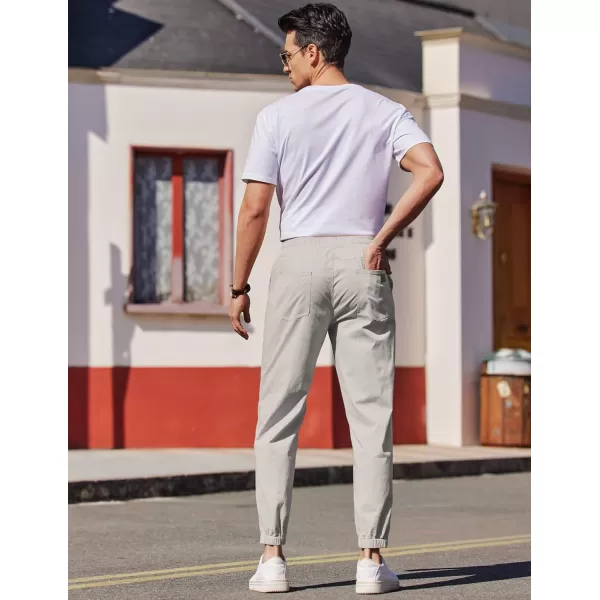 COOFANDY Mens Casual Joggers Pants Elastic Drawstring Chino Cargo Pants Hiking Outdoor Track Sweatpants
