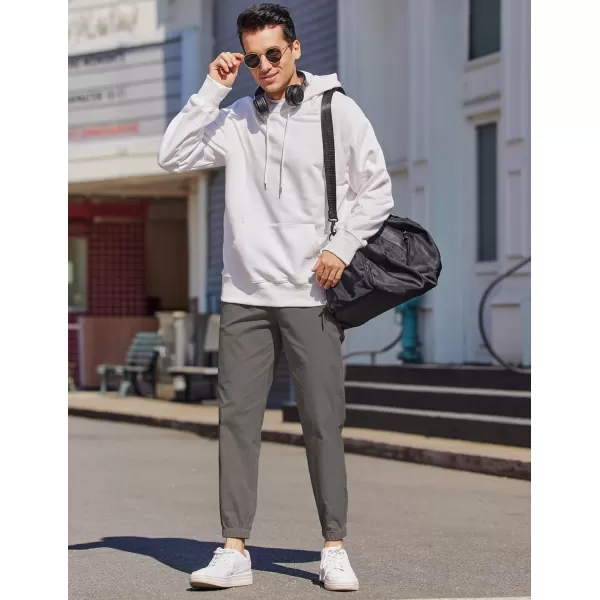 COOFANDY Mens Casual Joggers Pants Elastic Drawstring Chino Cargo Pants Hiking Outdoor Track Sweatpants