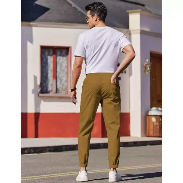 COOFANDY Mens Casual Joggers Pants Elastic Drawstring Chino Cargo Pants Hiking Outdoor Track Sweatpants