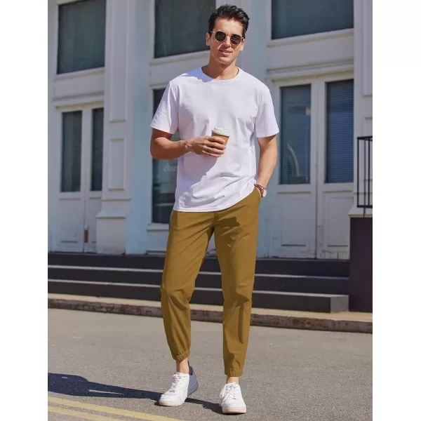 COOFANDY Mens Casual Joggers Pants Elastic Drawstring Chino Cargo Pants Hiking Outdoor Track Sweatpants