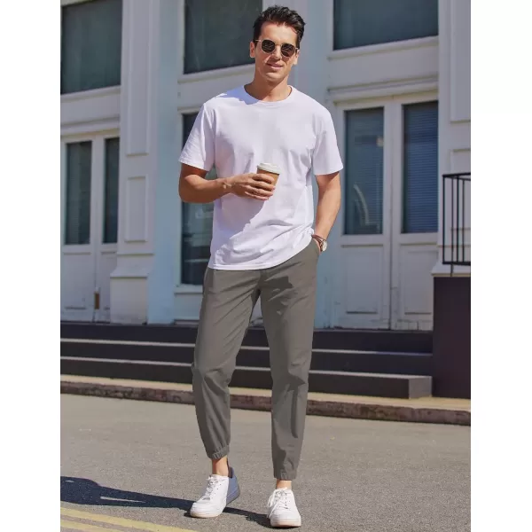 COOFANDY Mens Casual Joggers Pants Elastic Drawstring Chino Cargo Pants Hiking Outdoor Track Sweatpants