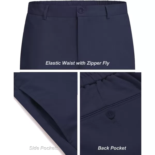 COOFANDY Men's Casual Linen Pants Lightweight Elastic Waist Summer Beach Pants