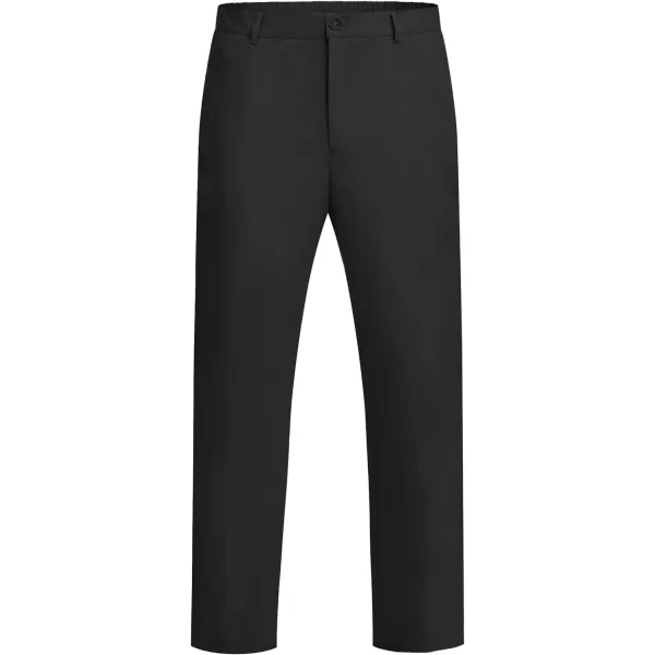COOFANDY Men's Casual Linen Pants Lightweight Elastic Waist Summer Beach Pants